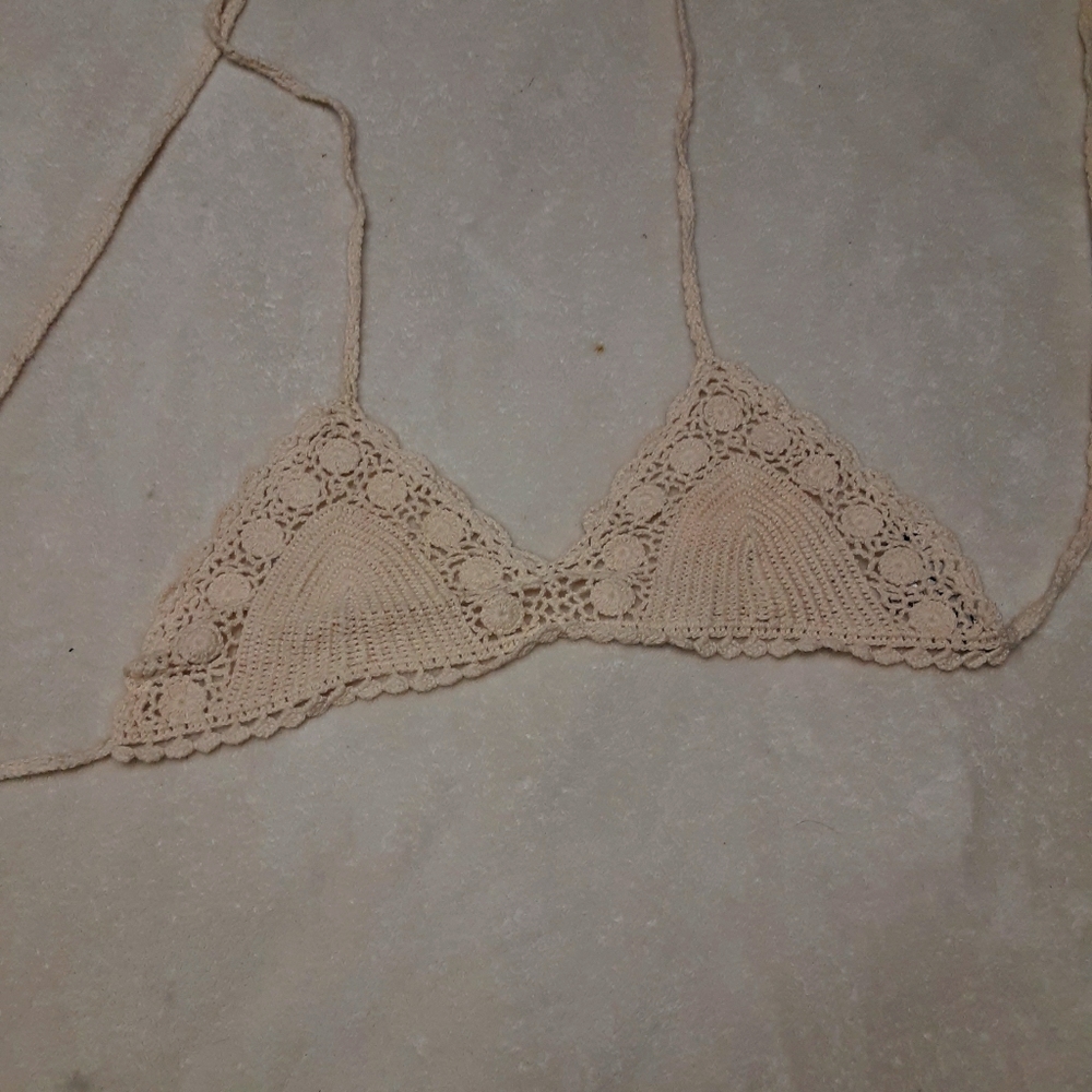 Cute knitted bralette